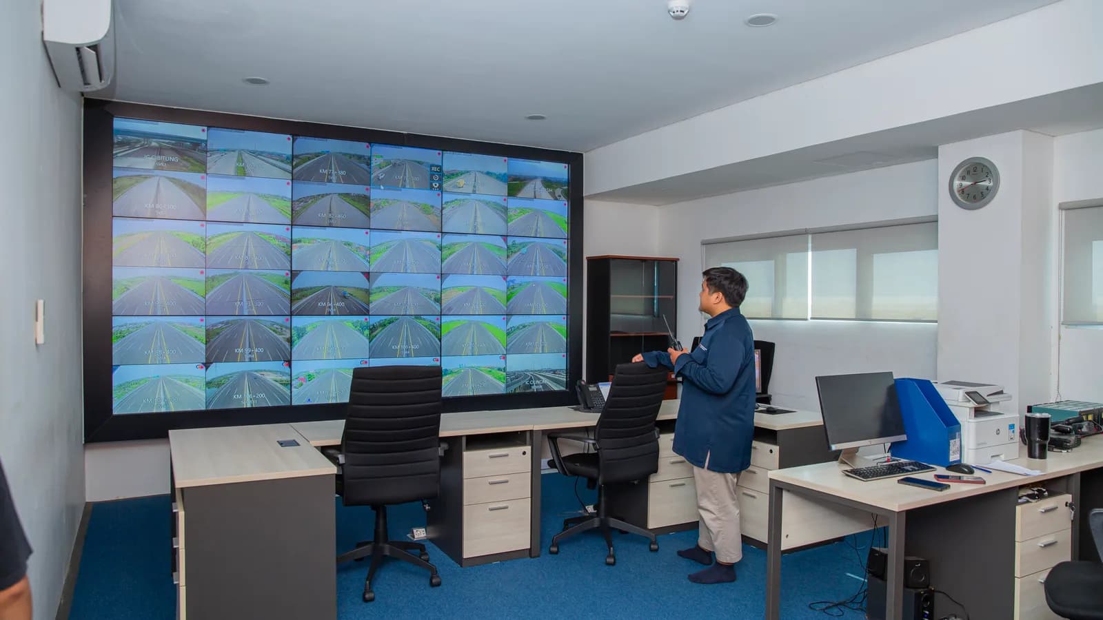 Ruang Kontrol Pemantauan CCTV