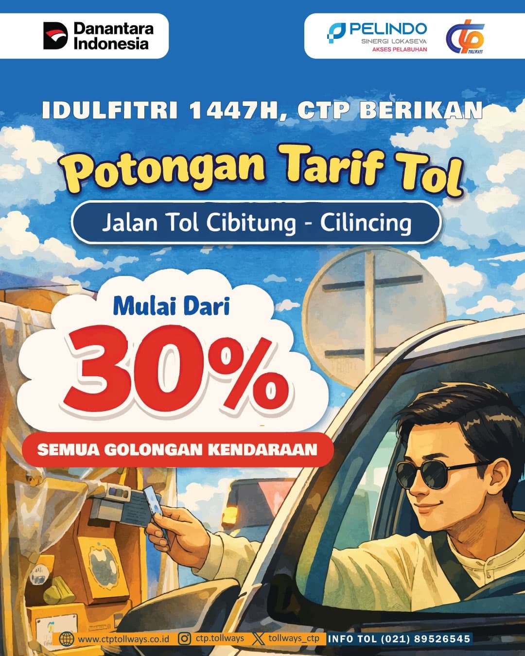 Potongan Tarif Jalan Tol Berlaku untuk Semua Golongan Kendaraan