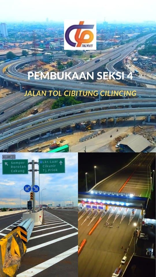 Pembukaan JTCC Seksi 4 Segmen Tarumajaya-Marunda-Cilincing
