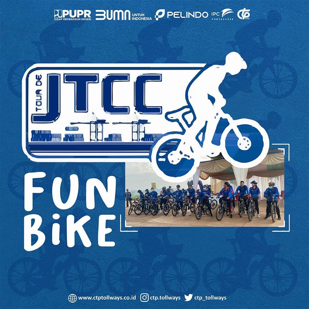 PT CTP Tollways Mengadakan Fun Bike Tour De JTCC 2021