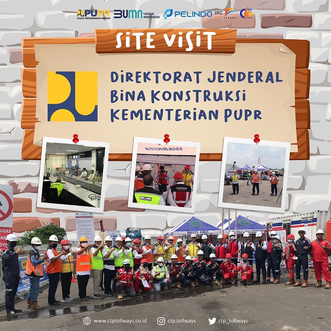 Direktorat Jenderal Bina Konstruksi Meninjau Proyek Jembatan Sungai Bekasi