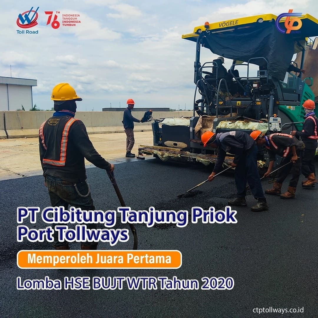 CTP Tollways Meraih Juara Pertama Lomba HSE BUJT WTR Tahun 2020