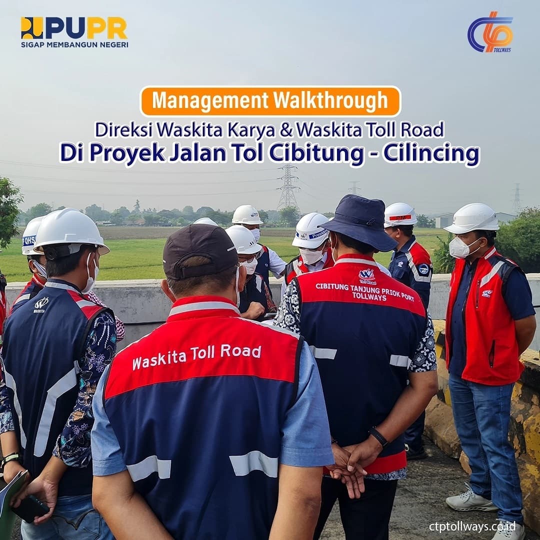 Kunjungan Kerja Direksi Waskita Karya dan Waskita Tollroad ke Proyek JTCC