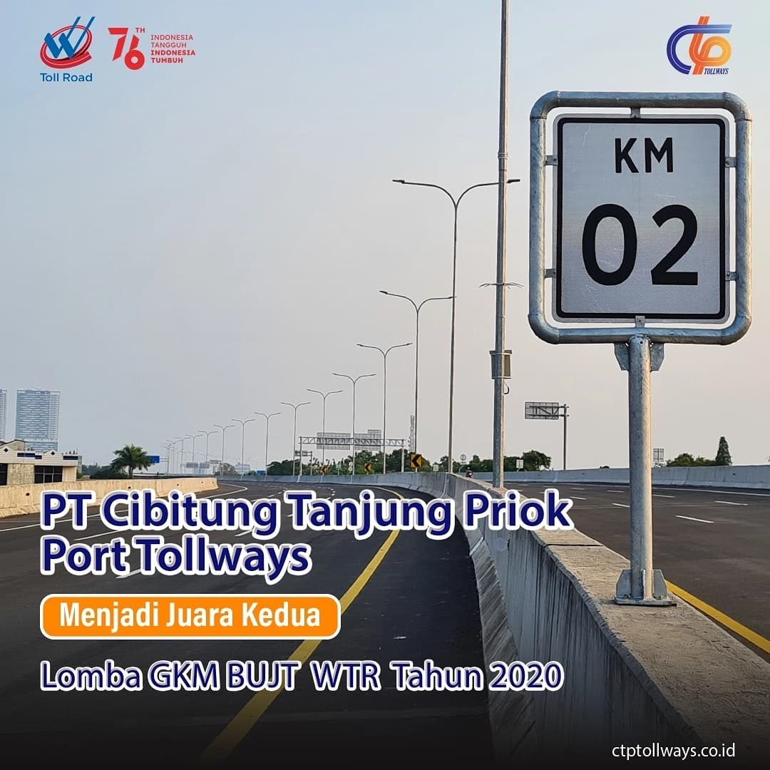 PT CTP Tollways Meraih Juara Kedua Lomba Gugus Kendali Mutu BUJT WTR 2020