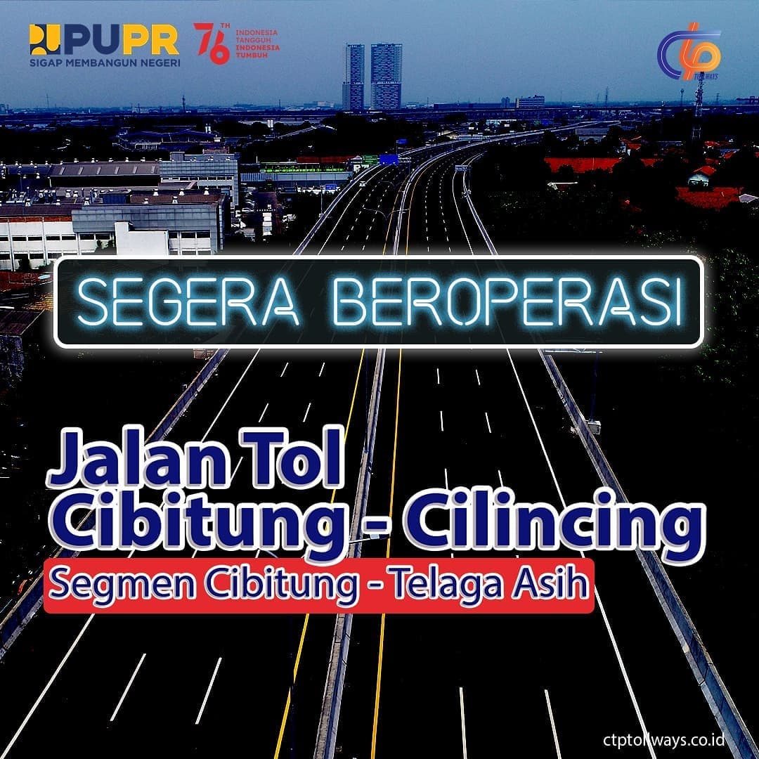 Jalan Tol Cibitung-Cilincing Segmen Cibitung-Telaga Asih Segera Beroperasi
