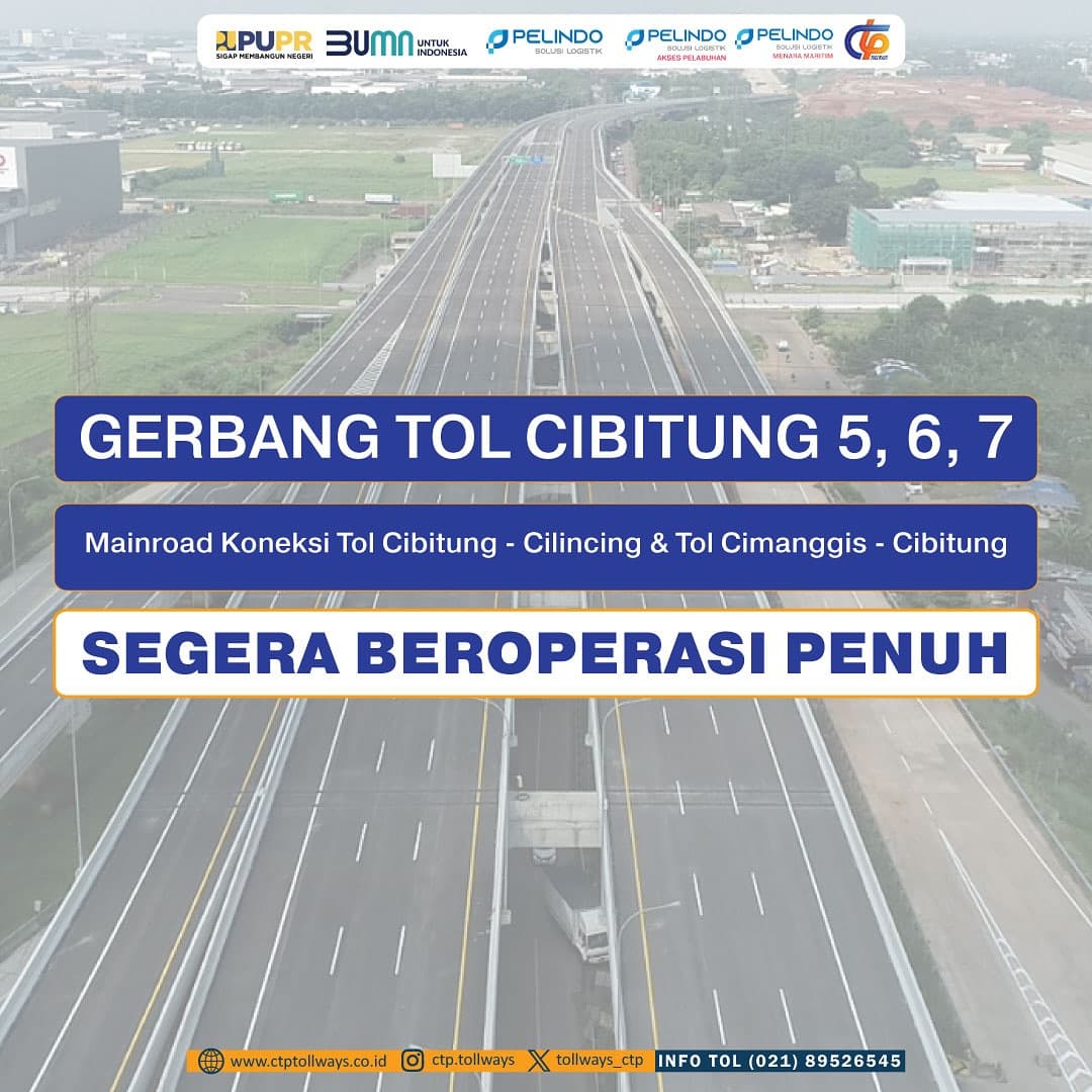 JTCC Tersambung Dengan Tol Cimanggis-Cibitung