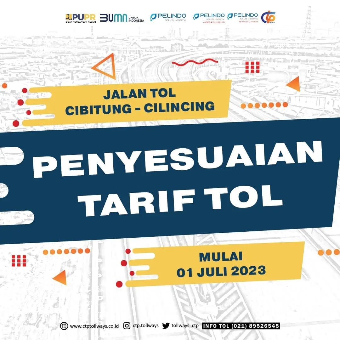 Penyesuaian Diskon Tarif JTCC Mulai 1 Juli 2023
