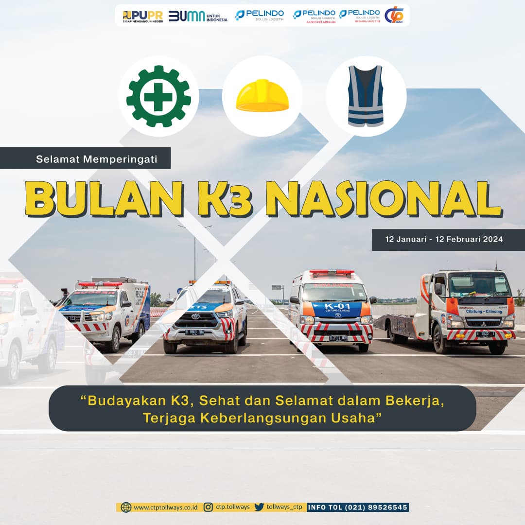 JTCC Peringati Bulan K3 Nasional di GT Telaga Asih