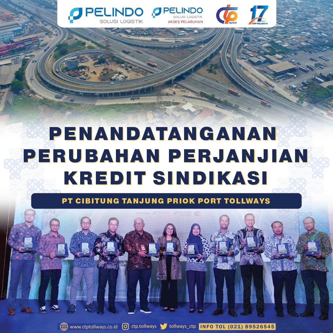 PT CTP Tollways Dapat Tambahan Kredit Sindikasi Rp930 Miliar