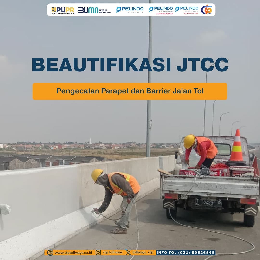PT CTP Tollways Laksanakan Beautifikasi Jalan Tol Cibitung-Cilincing