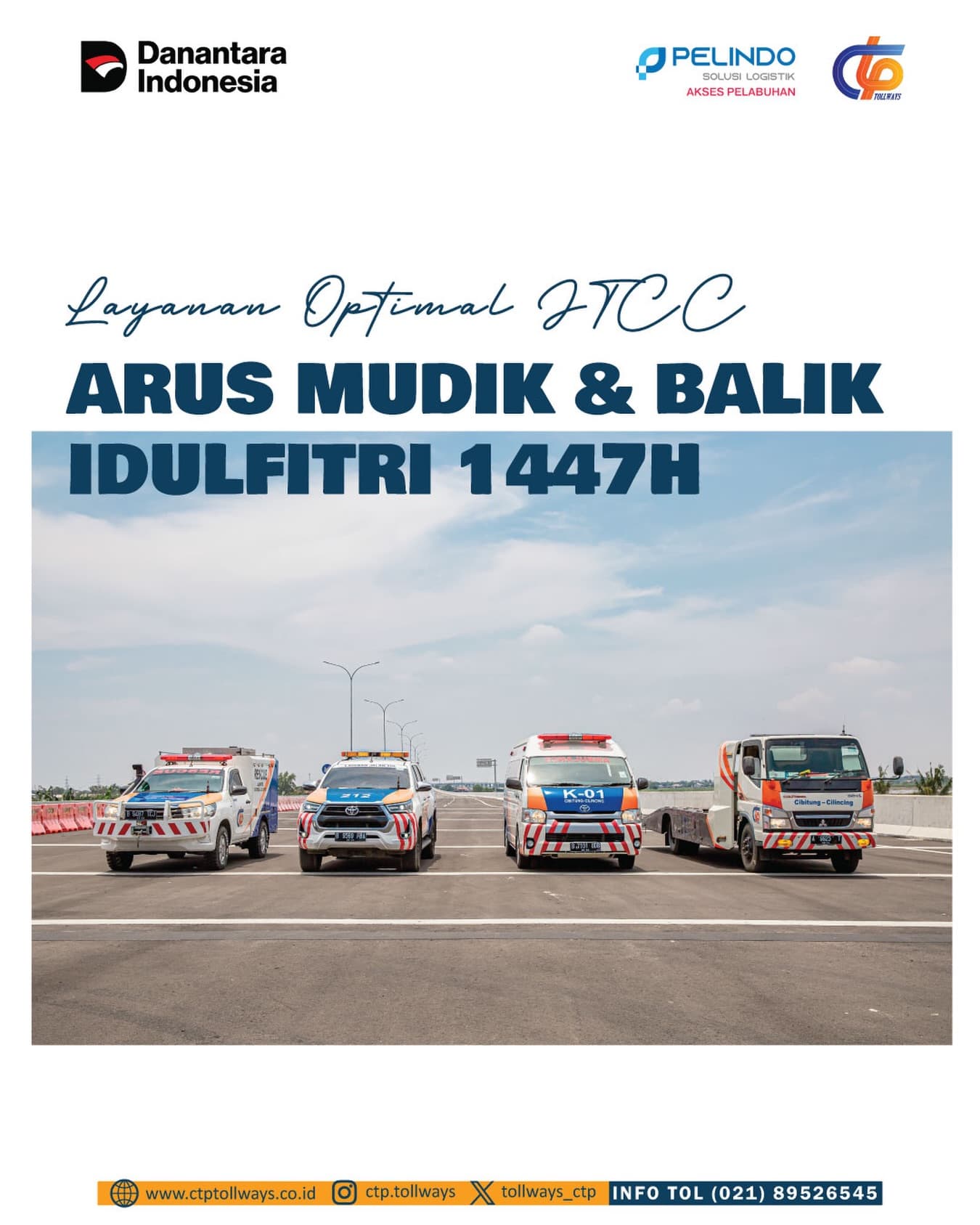 PT CTP Tollways Siapkan Langkah Strategis Sambut Mudik Idul Fitri 1447 H