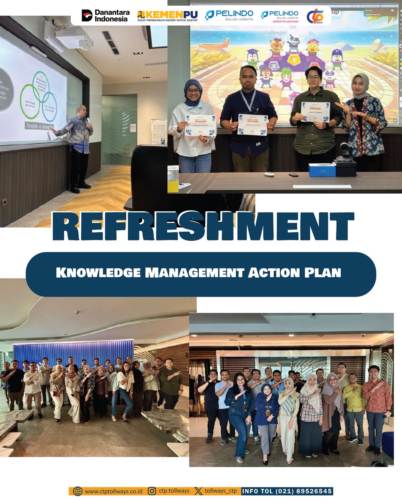 PT CTP Tollways Ikuti Workshop Refreshment KMAP Pelindo Solusi Logistik