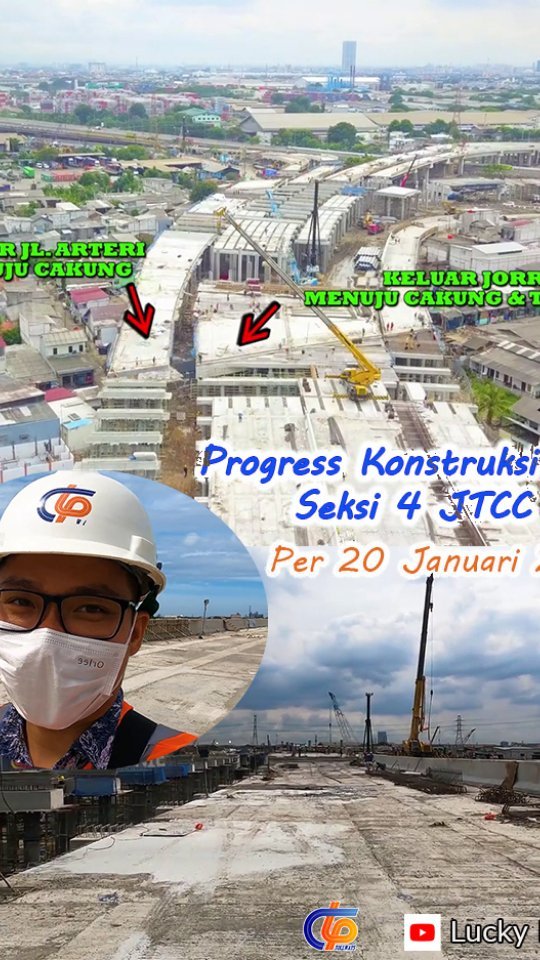 Tim Humas JTCC Monitoring Progress Konstruksi Seksi 4