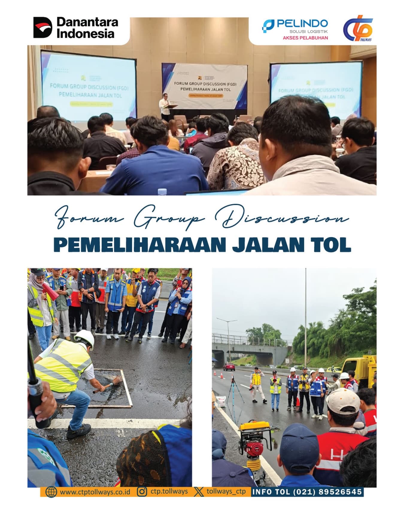 PT CTP Tollways Hadiri FGD Pemeliharaan Jalan Tol Kementerian PU