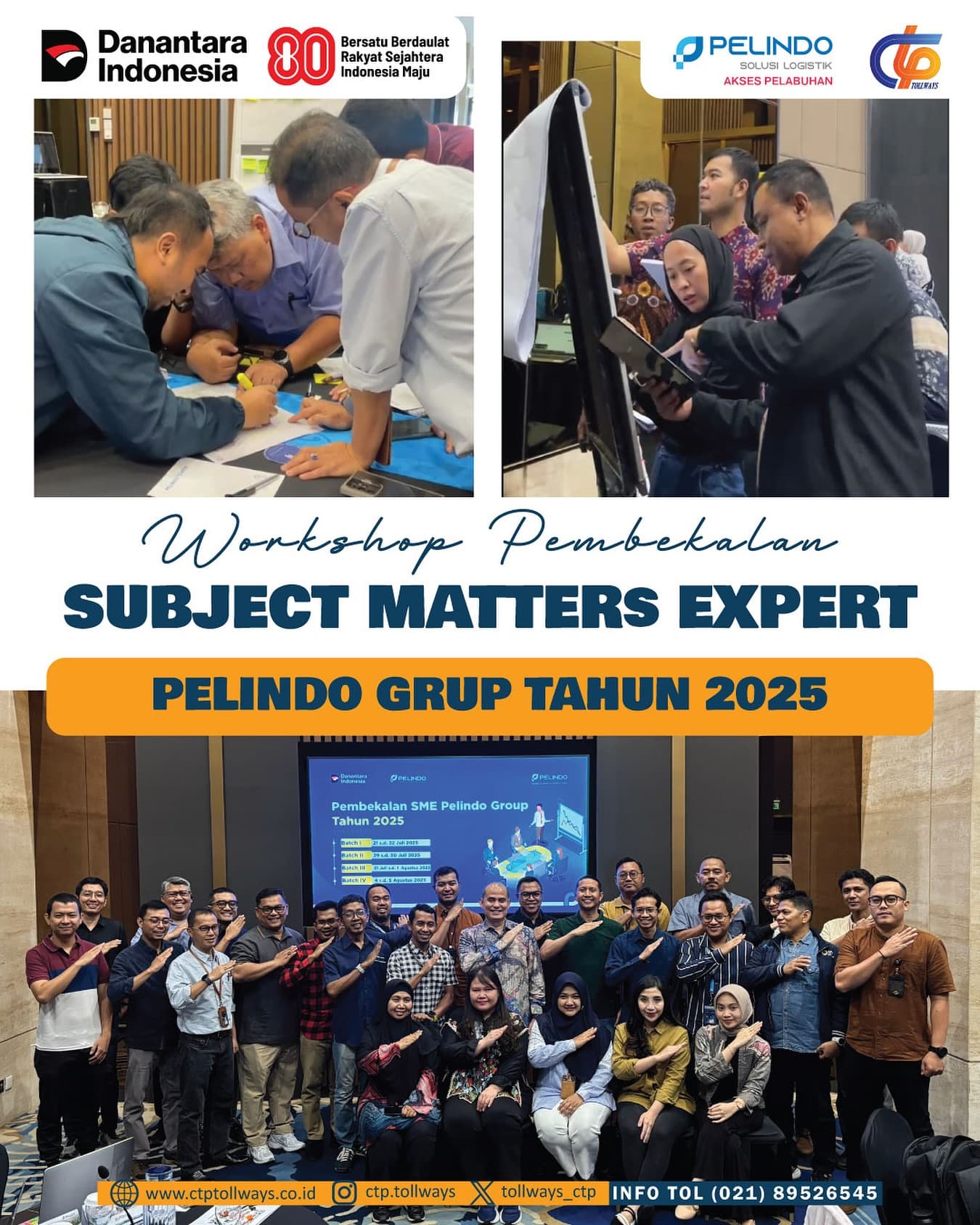 PT CTP Tollways Ikuti Workshop Pembekalan SME Batch 3 Tahun 2025