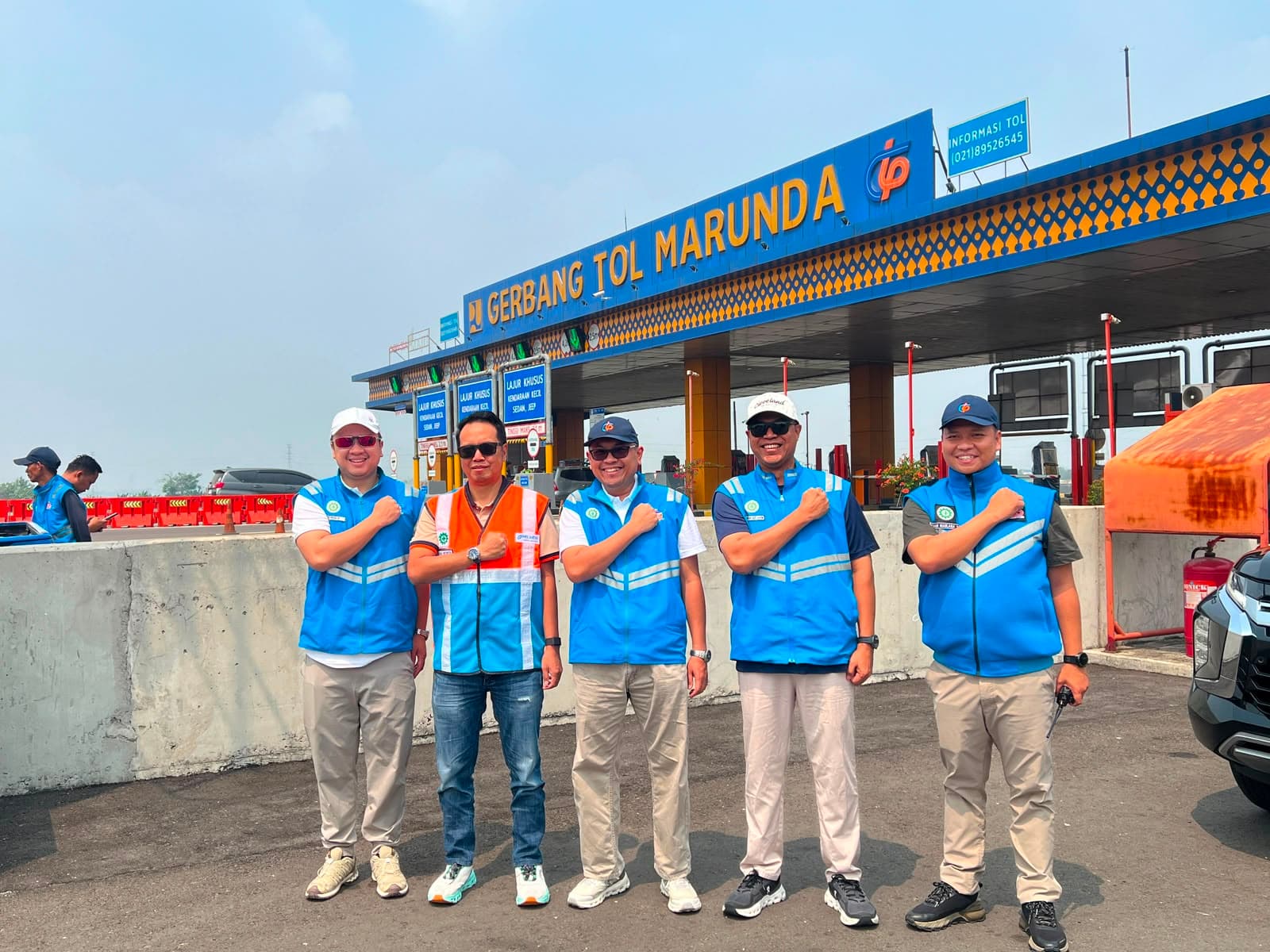 Direksi Pelindo Group Lakukan Site Monitoring di Jalan Tol Cibitung-Cilincing